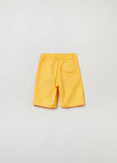 Ovs Kids Boy Cotton Bermuda Shorts With Drawstring